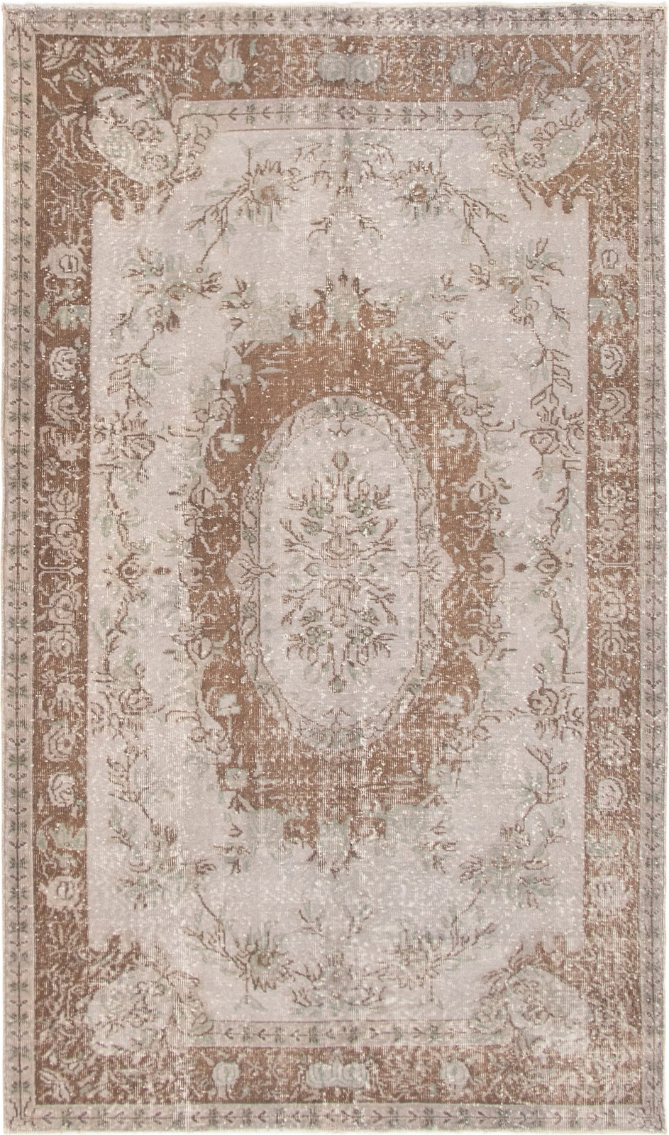 Vintage 5'4" x 9'3" Traditional Hand Knotted Vegetable Dye Wool Area Rug gallery