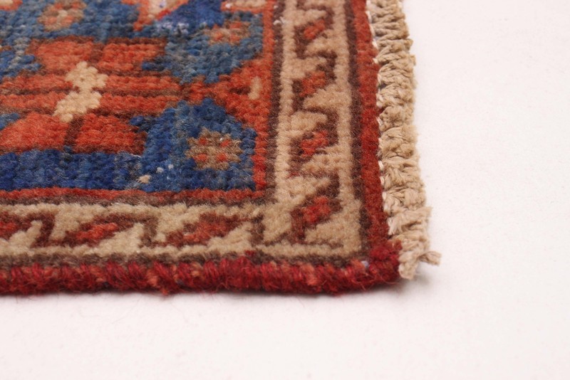 Vintage Hand-knotted Runner Rug 3'9" x 8'6" Traditional Oriental Wool Carpet gallery