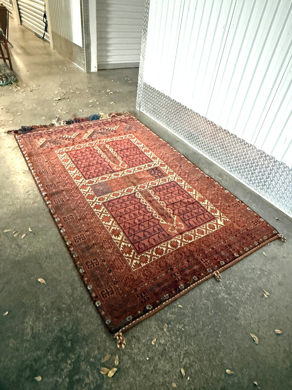 ANTIQUE TRIBAL TURKOMAN TEKKE RUG gallery