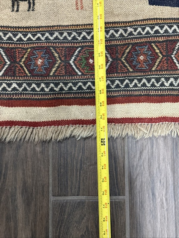 Vintage Oushak Kilim Rug Anatolion Kilim Area Rug Wool Kilim Rug gallery