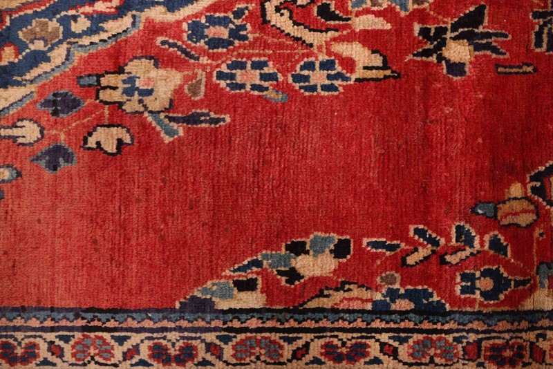 Vintage Hand-Knotted Area Rug 4'2" x 8'11" Traditional Oriental Wool Carpet gallery