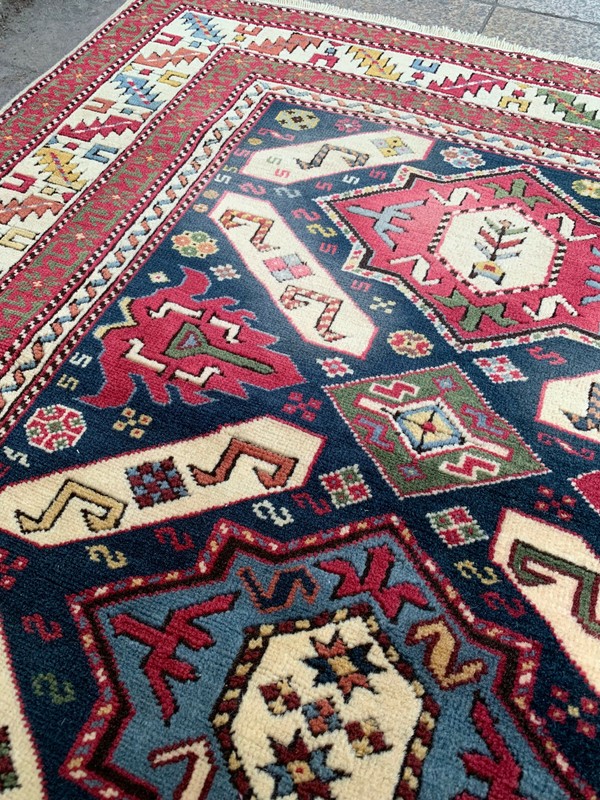 3'11'' x 5'3'' Vintage Natural Rug Village Rug Handmade Carpet.SKU:IM1105 gallery