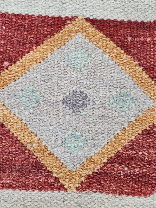 Vintage 6'x9' Anatolia Southwestern Kilim Floor Wool Area Rug Handmade By Loom gallery