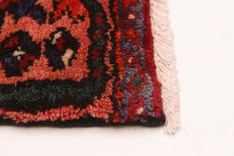 3'8" x 10'4" Vintage Hand-knotted Runner Rug Traditional Oriental Wool Carpet gallery