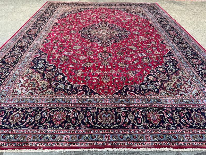 FINE HANDMADE ORIENTAL RUG 10x13 handwoven red navy purple pink blue 9x12 10x4 gallery