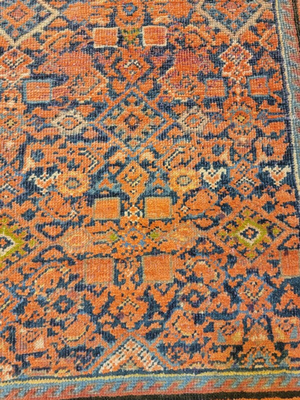 Antique Oriental Hand-Knotted Wool Area Rug Collectible Malayer Rust 8'3" x 12'4 gallery