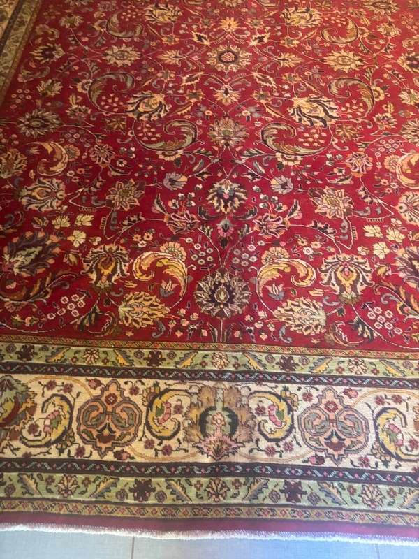 SIMI ANTIQUE. HAND MADE. 13X10 EXCELLENT CONDITION. FULL PILE. gallery
