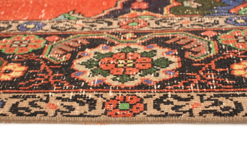 Vintage Hand-Knotted Area Rug 5'0" x 12'9" Traditional Oriental Wool Carpet gallery