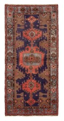 Vintage 3’2″ x 6’11” Traditional Hand Knotted Vegetable Dye Wool Area Rug