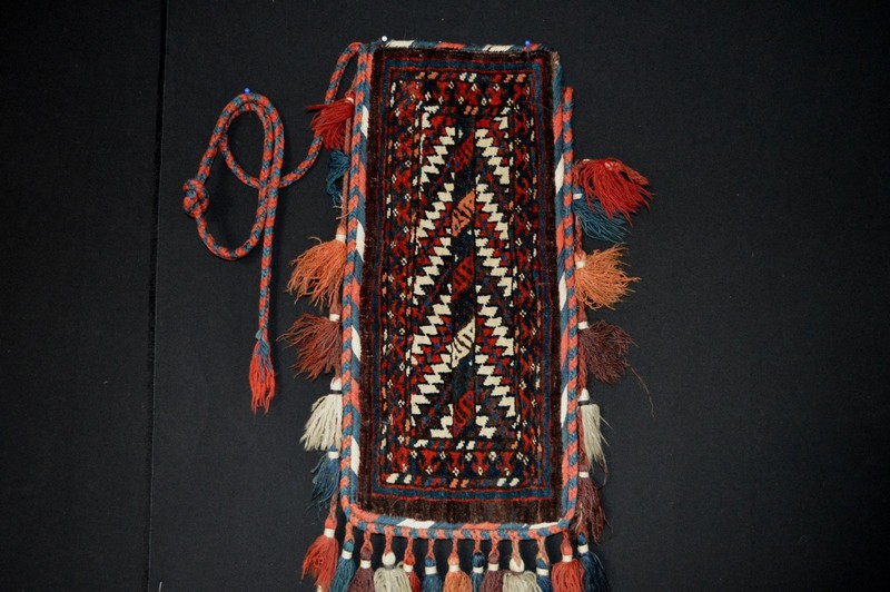 ANTIQUE SUPERB TURKMEN YOMUT SPINDLEBAG IGSALIK 1890-1900'S turkoman yomut gallery