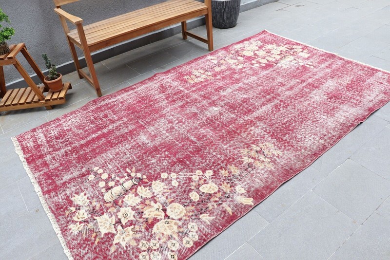 Salon Rug, 5.2x8.7 ft Large Rug, Wool Rugs, Cool Rugs, Vintage Rug, Turkish Rug gallery