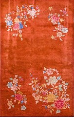 3X5 Antique Chinese Art Deco Wool Area Rug 1935