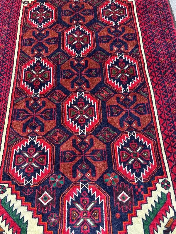 3'4 x 6'2 Gorgeous Bird Design Vintage Nomadic Oriental Handmade Wool Area Rug gallery