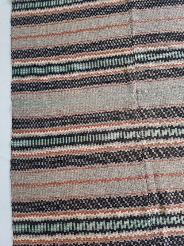 Vintage Handmade Traditional Afghani Striped Kilim Floor Rug Carpet 273x151 cm gallery