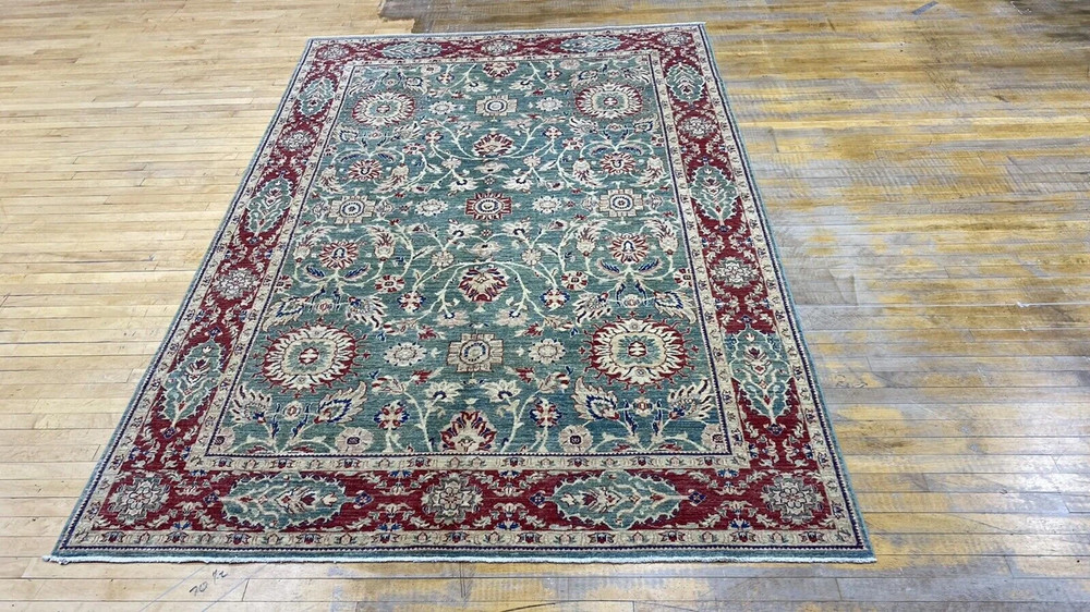 5x10ft Living Room Rug from Turkey | Hand-Knotted Turkish Oushak Rug