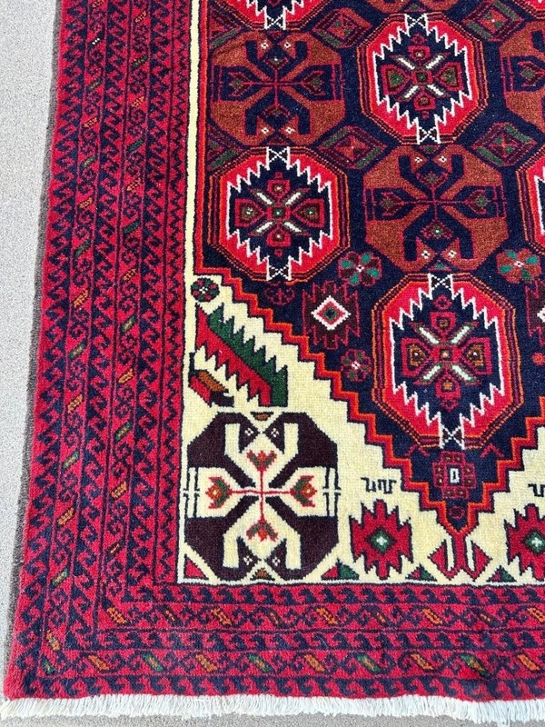 3'4 x 6'2 Gorgeous Bird Design Vintage Nomadic Oriental Handmade Wool Area Rug gallery