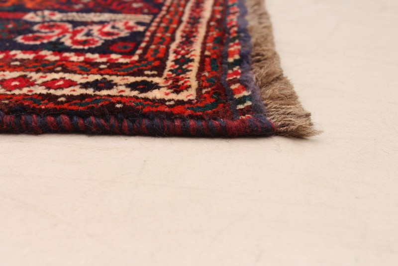 Vintage 4'1" x 5'10" Traditional Hand Knotted Vegetable Dye Wool Area Rug gallery
