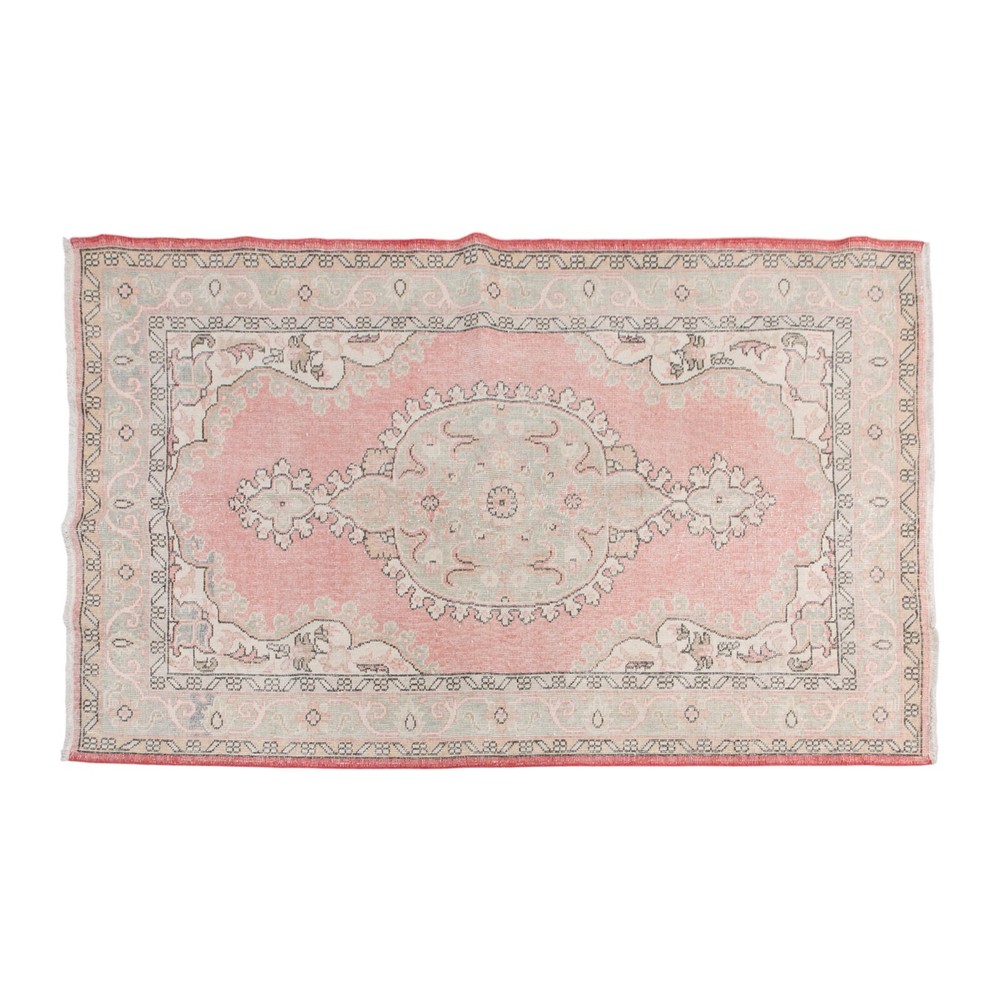 Turkish Rug, Vintage Rug, 4'4 x 6'8 feet, Oushak Rug, Antique Rug, Oriental Rug