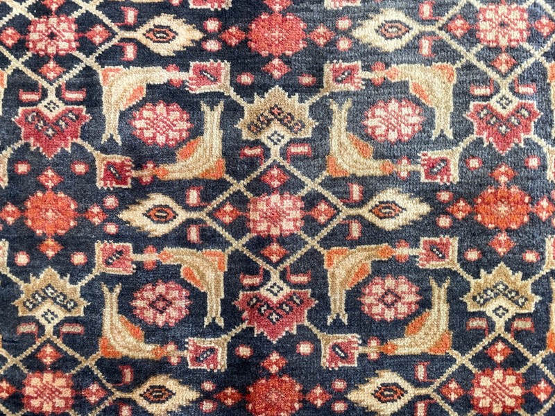 FINE VINTAGE MAHAL CARPET HAND MADE PERSIAN WOOL RUG CLEANED 10'1" x 5'3" gallery