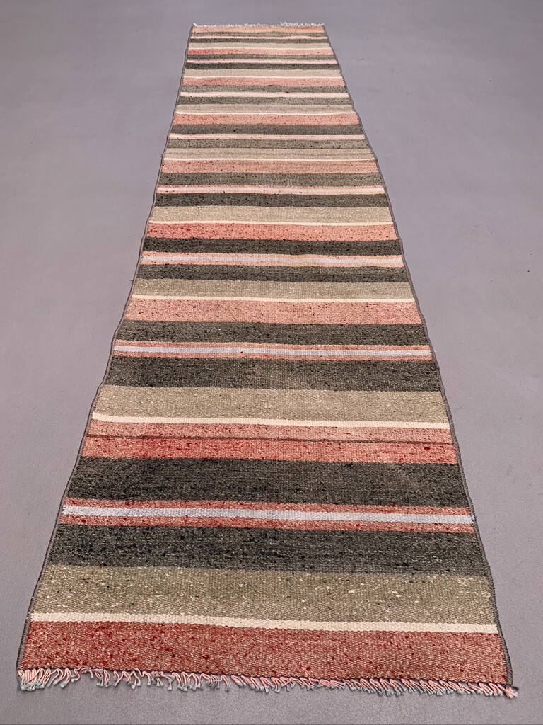 Old Turkish narrow Kilim Runner 217x49 cm shabby chic, vintage kelim gallery