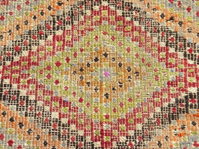 Vintage Turkish Nomads Rug, Wool Kilim, Teppich 79"x105"Area Rugs, Kelim, Carpet gallery