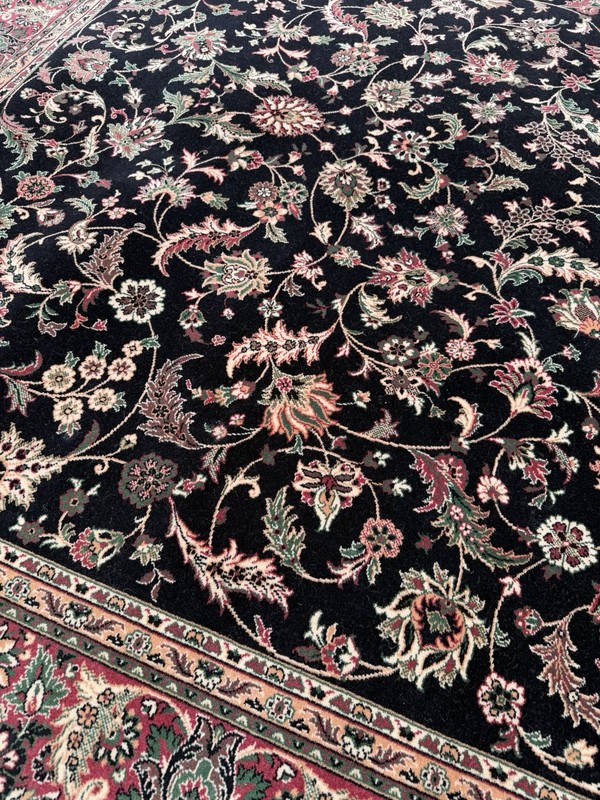 Karastan Kara Shah Rug, Black Keshan 8 x 11.6, Wool gallery