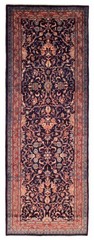 3’7″ x 10’4″ Vintage Hand-knotted Runner Rug Traditional Oriental Carpet