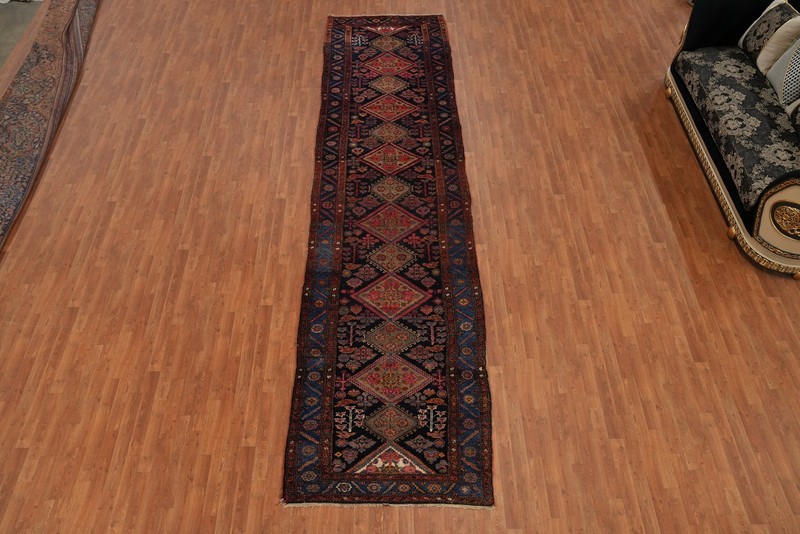 Vegetable Dye Tribal Hand-knotted Traditional 16 ft Long Runner Rug 4x16 Carpet gallery