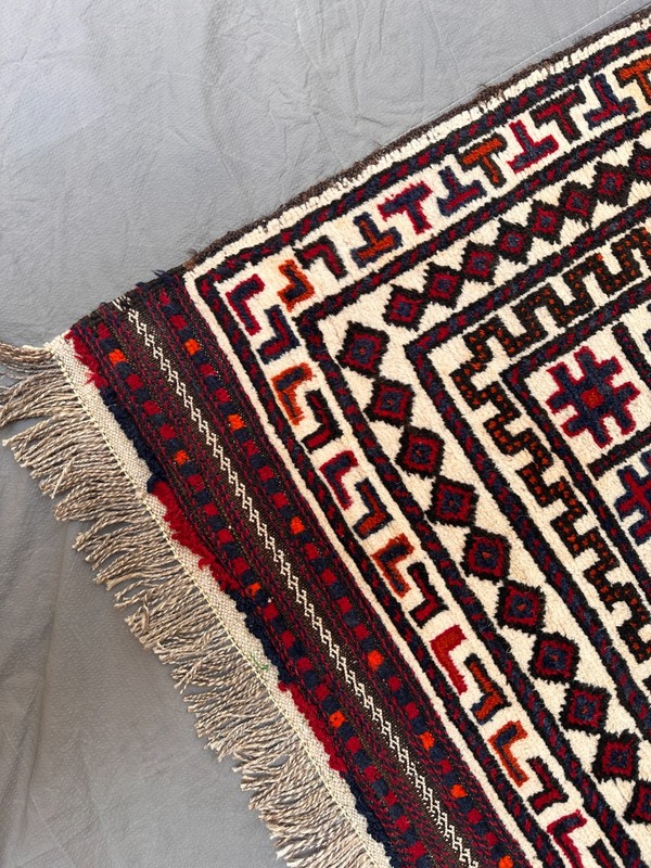 Stunning Vintage Kowdani Natural Vegetable Dye Soft Nomad Maldari Nomad Carpet gallery