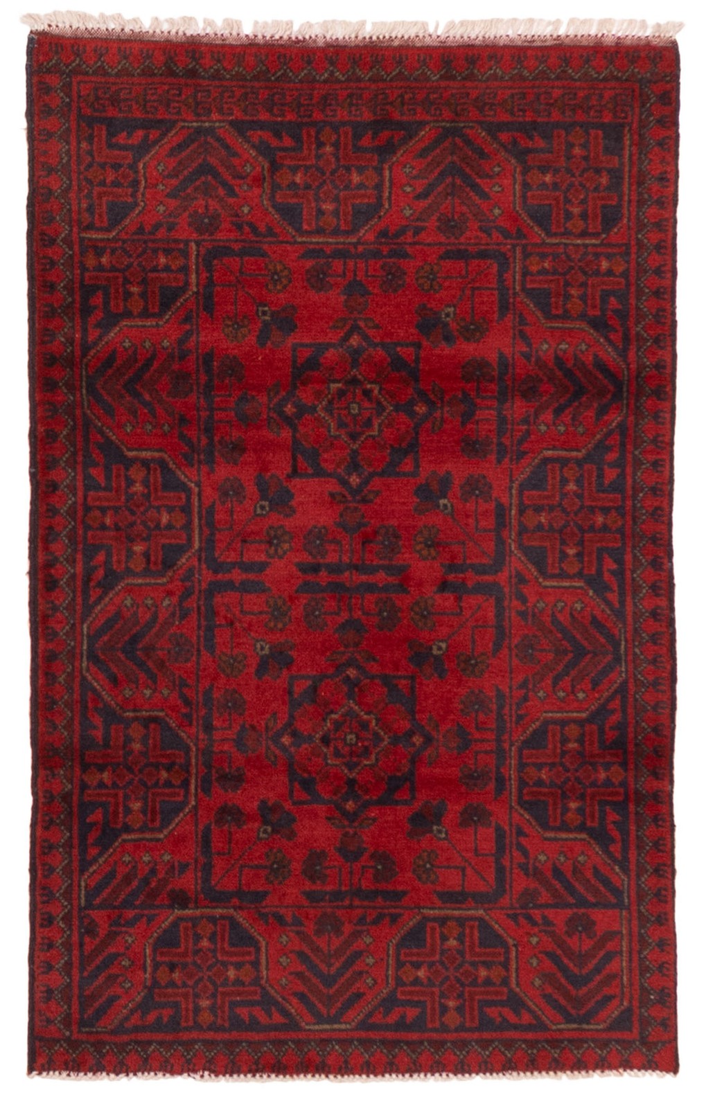 Traditional Vintage Hand-Knotted Area Rug 2'6" x 3'11" Oriental Wool Carpet gallery