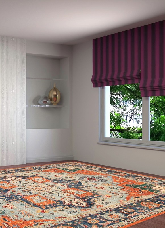 Hand-knotted Rug (Carpet) 8'9X11'8, Ariana mint condition gallery