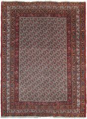 4×6 Antique Rare Handmade Traditional Iron Quality Area Rug 124cm x 165cm