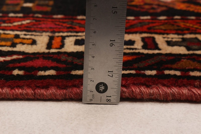 3'8" x 12'7" Vintage Hand-knotted Runner Rug Traditional Oriental Wool Carpet gallery