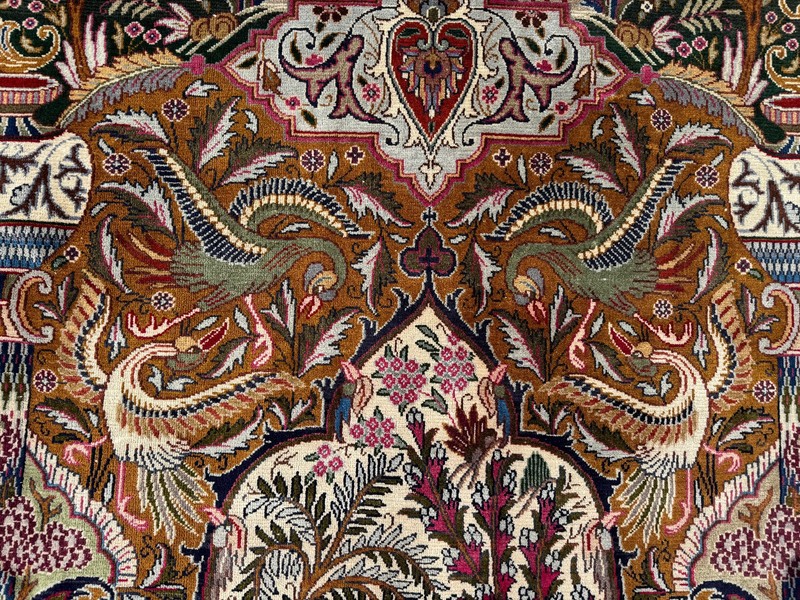 9x12 COLORFUL ANTIQUE RUG HANDMADE hand-knotted oriental fine VINTAGE wool 10x13 gallery