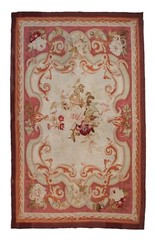 6×9 Fine Napoleon III Antique French Aubusson Tapestry Wool & Silk c.1880