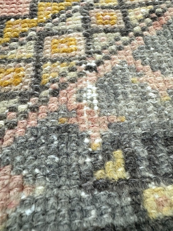 4x7 PINK Oushak Rug, Handwoven Vintage Rug, Turkish Rug, Handmade Wool Area Rug gallery