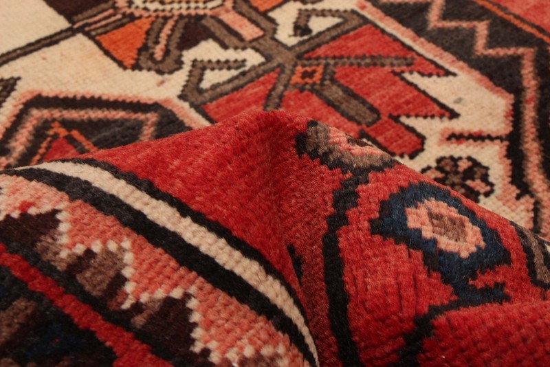 3'2" x 13'1" Vintage Hand-knotted Runner Rug Traditional Oriental Wool Carpet gallery