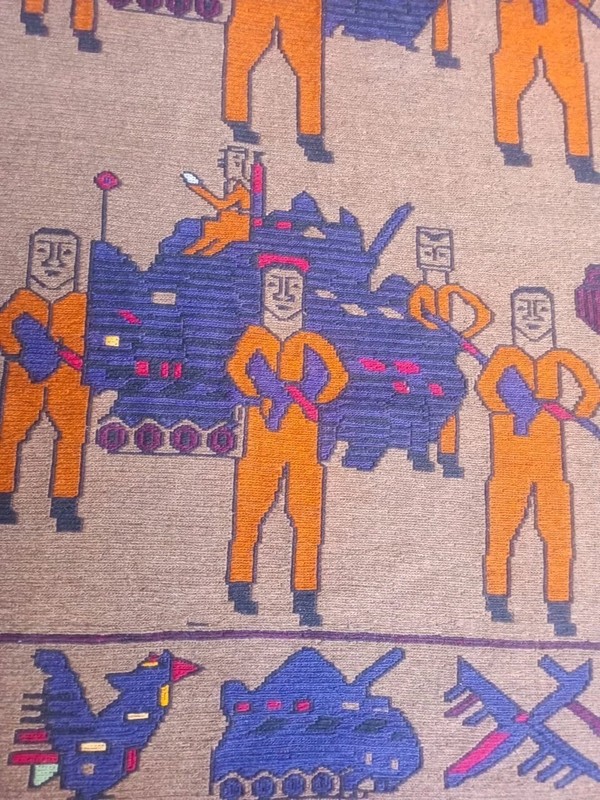 Handmade Afghan amazing War rugs Great Quality Beauiful design Size 175x147cm gallery