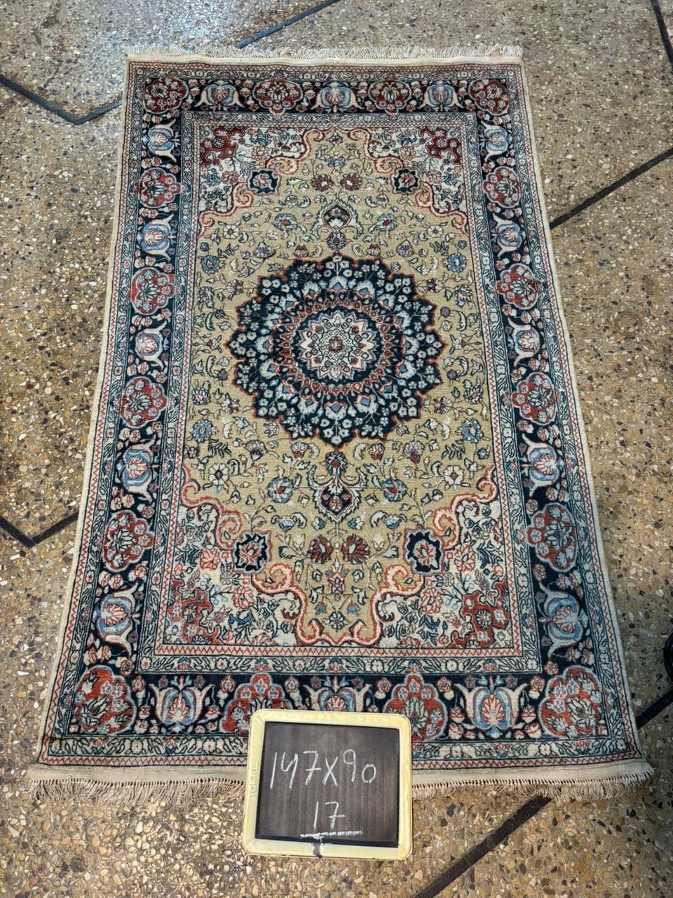 COLLECTORS ITEM Vintage Stunning Natural Silk Fine Quality Hereke Turkish Carpet gallery
