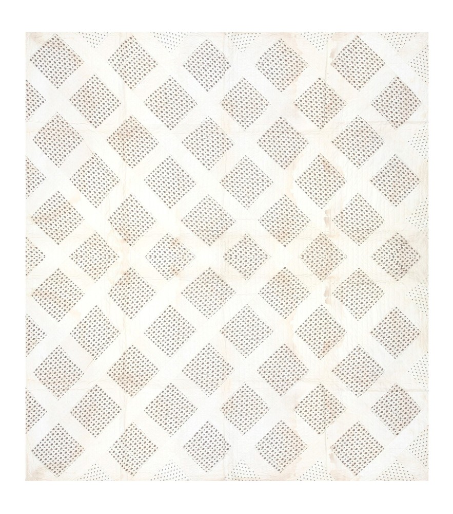 6X6 Antique American Quilts Wool Area Rug 1920