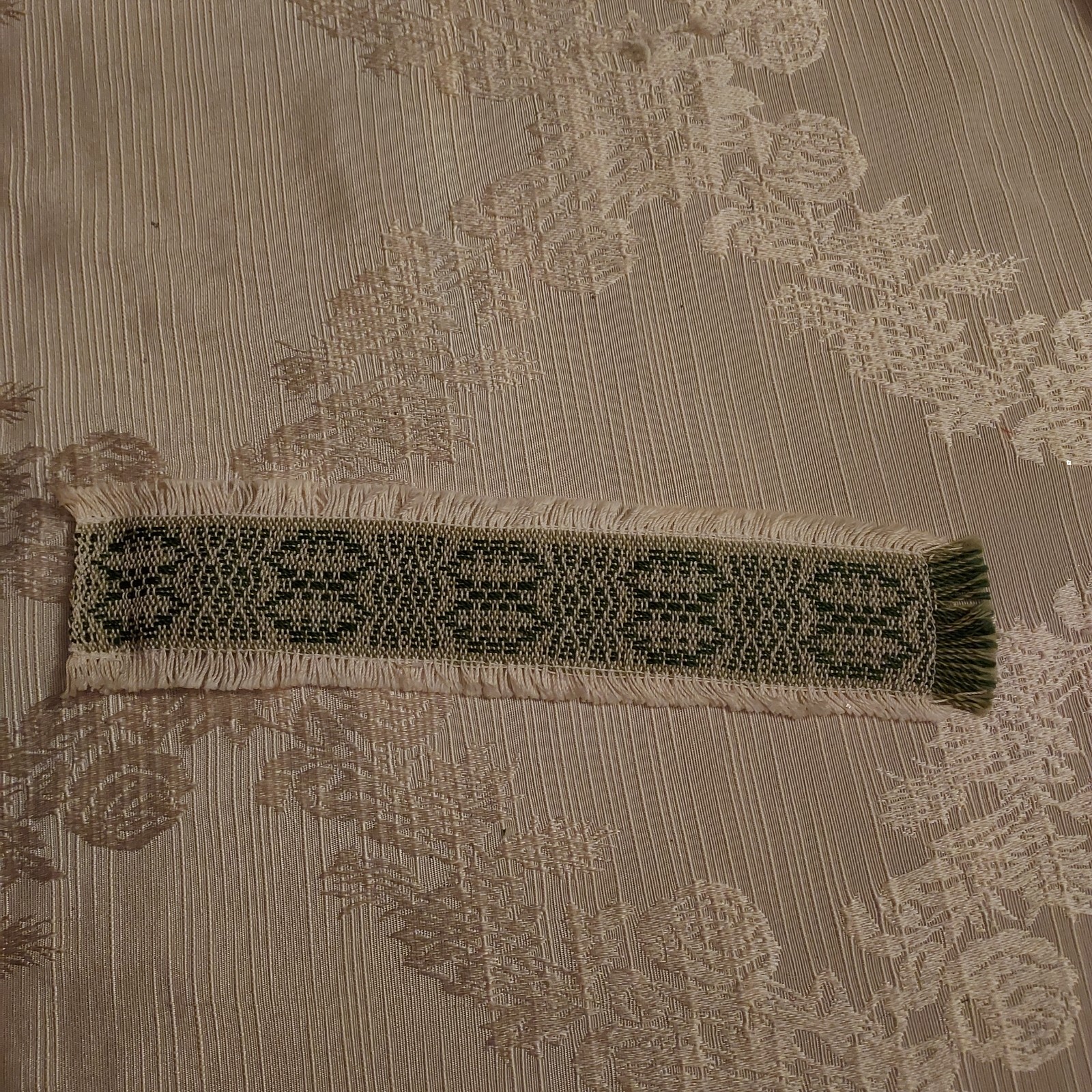 Vintage DOLL HOUSE Miniature Hand Made Rug Wall Art gallery