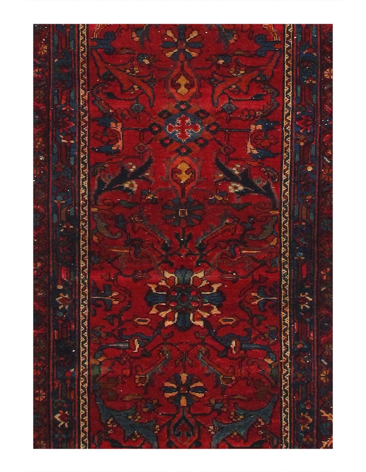 Fine Antique Hand knotted Lilian Runner Rug 2'9"X 19'11'' gallery