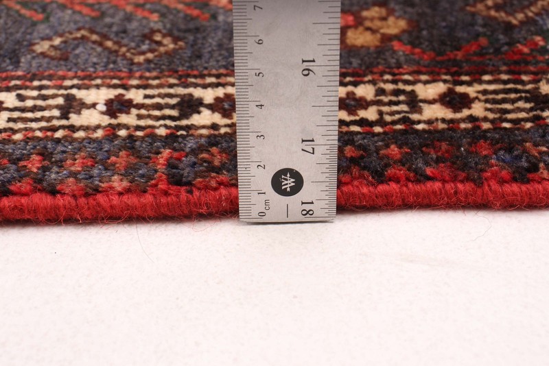 3'7" x 9'11" Vintage Hand-knotted Runner Rug Traditional Oriental Wool Carpet gallery