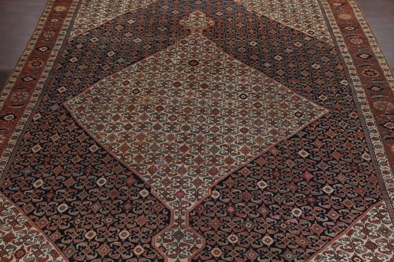 Pre-1900 Bidjar Hand-made Antique Rug 14x21 Palace Size Dining Room Carpet gallery