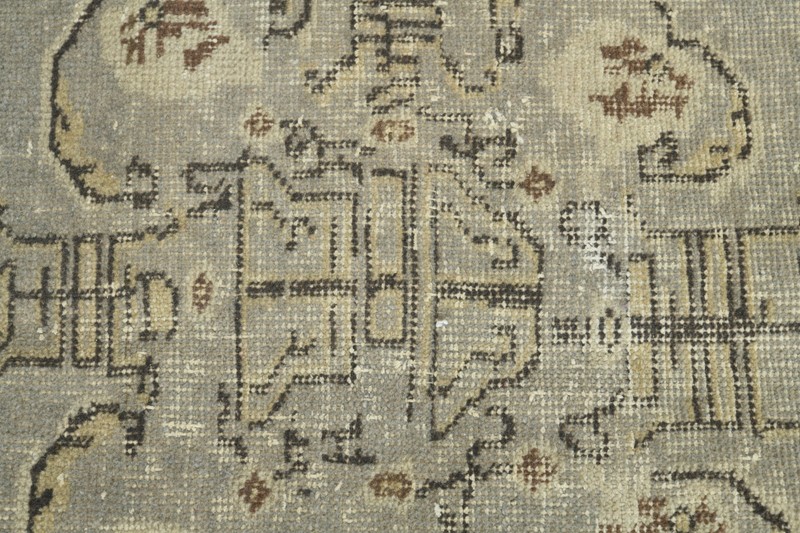 5x9 turkish vintage rug, hand-knotted oushak wool rug, boho decor carpet,722 gallery