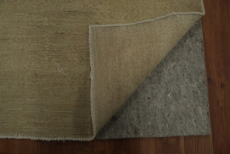 Elegant Minimalist Oushak Beige Rug Handmade for Sophisticated Interiors 6x8 gallery