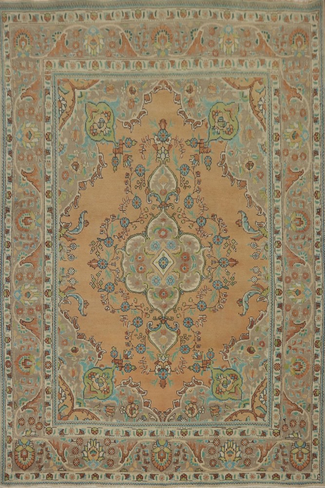Exquisite Rust Over-Dyed Handmade Rug 7x9 Vintage Traditional Room Size Carpet