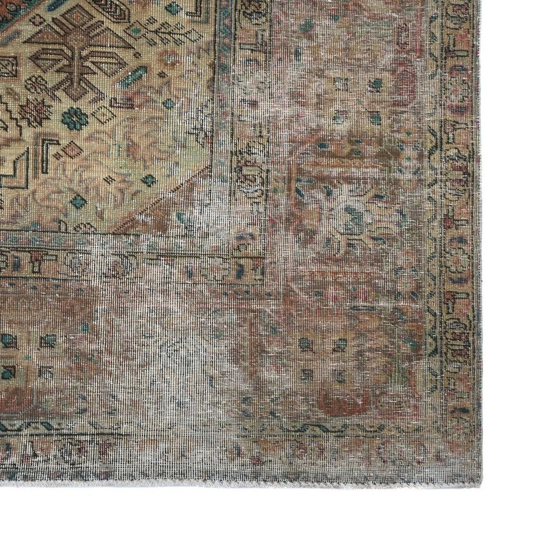 9'8" x 12'3" Bellamy Vintage Hand-Knotted Wool Area Rug gallery