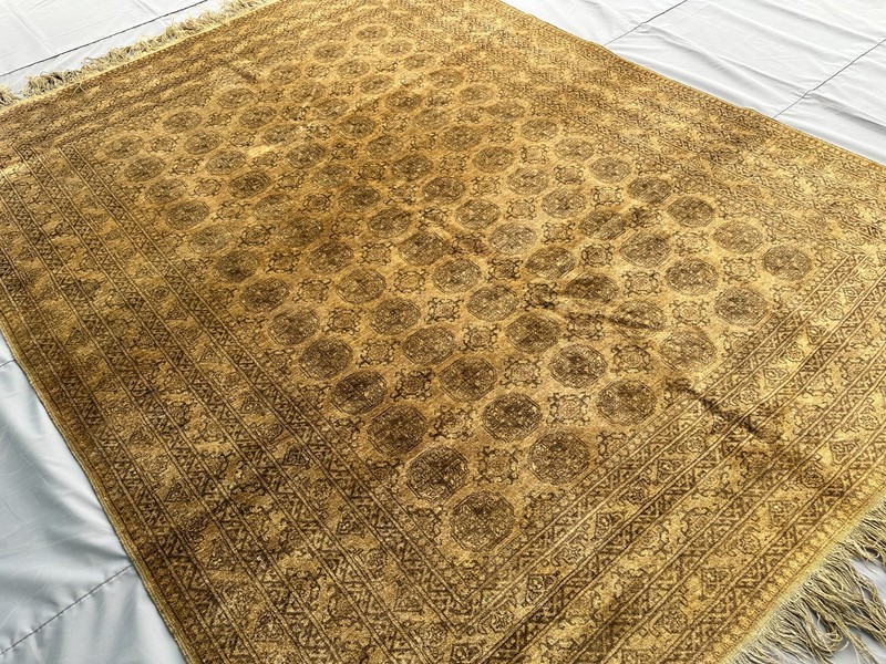6.7x8.6 Afghan Turkmen Bukhara Oriental Vintage Brown Tribal Living Room Rug gallery