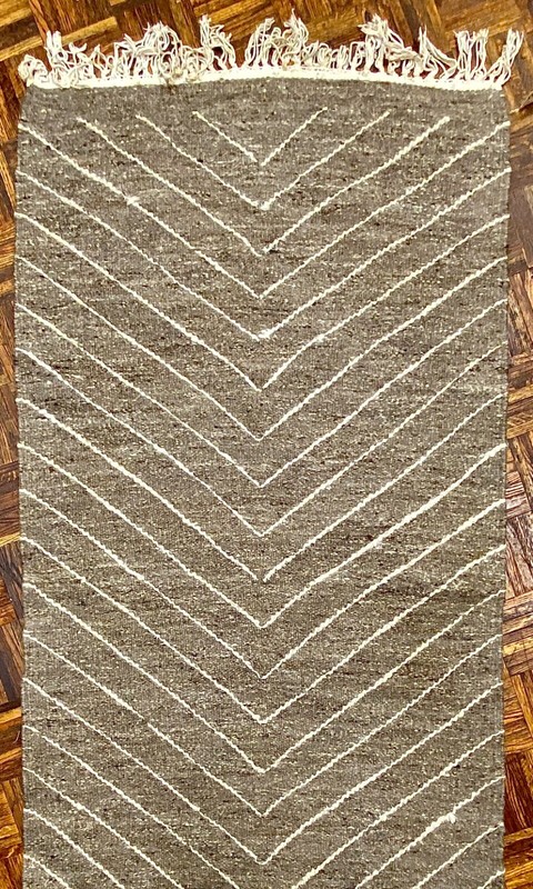 Moroccan Flatwoven Runner, ca. 20th Century 4ft x 15 ft gallery
